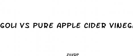 goli vs pure apple cider vinegar gummies