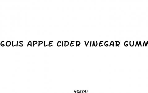 golis apple cider vinegar gummies