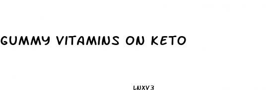 gummy vitamins on keto