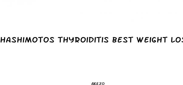 hashimotos thyroiditis best weight loss pill