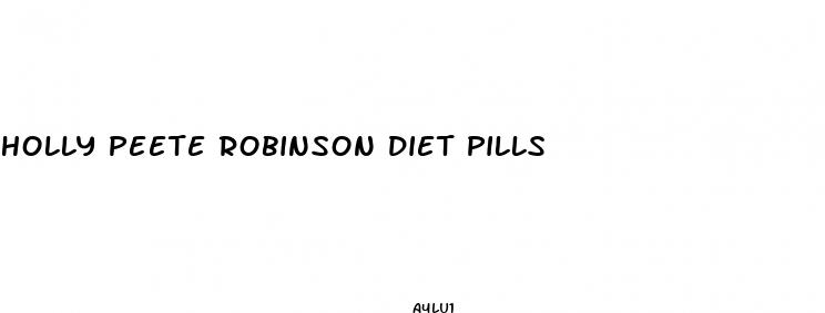holly peete robinson diet pills