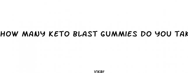 how many keto blast gummies do you take a day