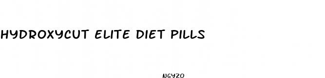 hydroxycut elite diet pills