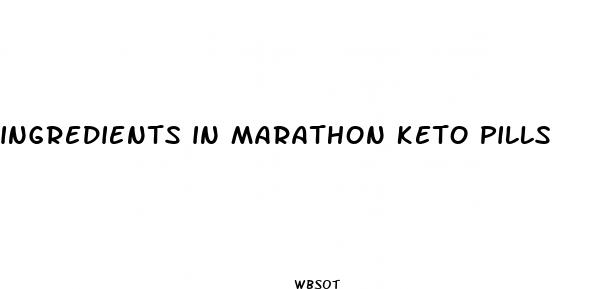 ingredients in marathon keto pills