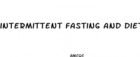 intermittent fasting and diet pills