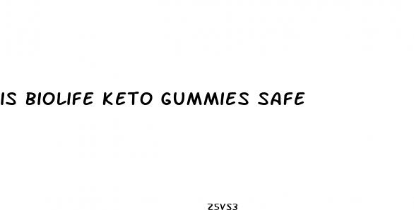 is biolife keto gummies safe