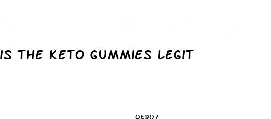 is the keto gummies legit