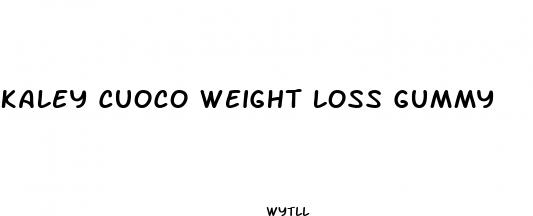 kaley cuoco weight loss gummy