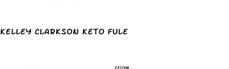 kelley clarkson keto fule