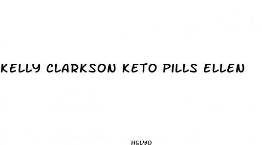 kelly clarkson keto pills ellen