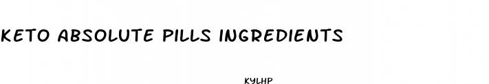keto absolute pills ingredients