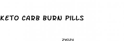 keto carb burn pills