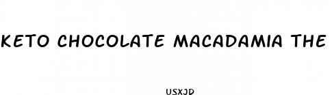 keto chocolate macadamia the magic pill