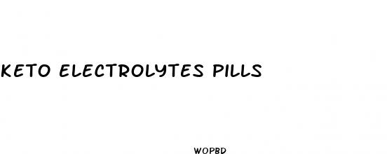 keto electrolytes pills