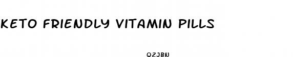keto friendly vitamin pills