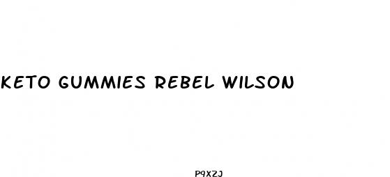 keto gummies rebel wilson