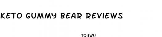 keto gummy bear reviews