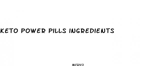 keto power pills ingredients