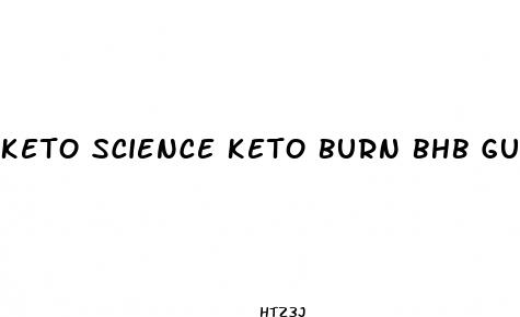 keto science keto burn bhb gummies near me