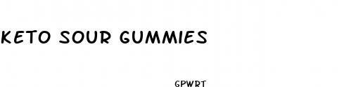 keto sour gummies
