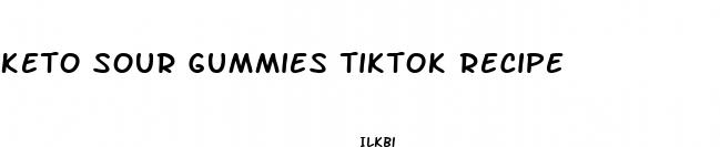 keto sour gummies tiktok recipe