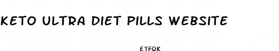 keto ultra diet pills website