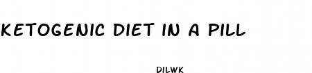 ketogenic diet in a pill
