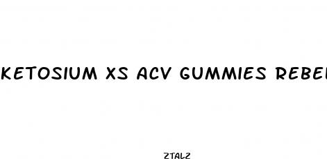 ketosium xs acv gummies rebel wilson