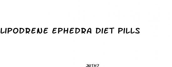 lipodrene ephedra diet pills