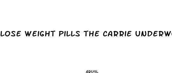lose weight pills the carrie underwood takes