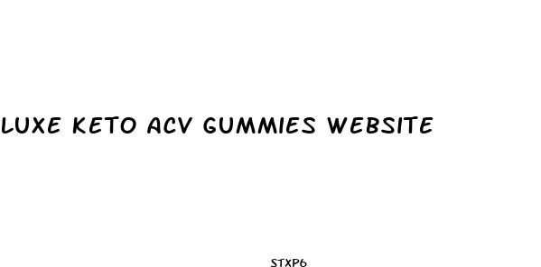 luxe keto acv gummies website