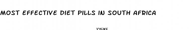 most effective diet pills in south africa