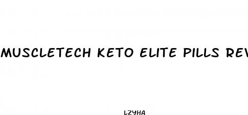 muscletech keto elite pills reviews