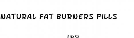 natural fat burners pills