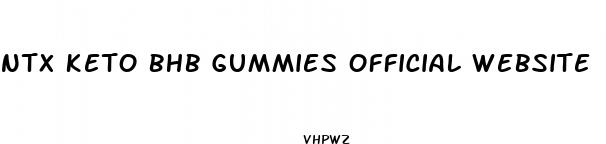 ntx keto bhb gummies official website