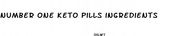 number one keto pills ingredients