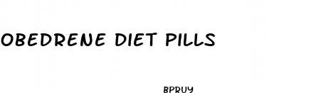 obedrene diet pills