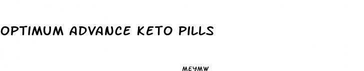 optimum advance keto pills