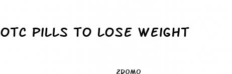 otc pills to lose weight
