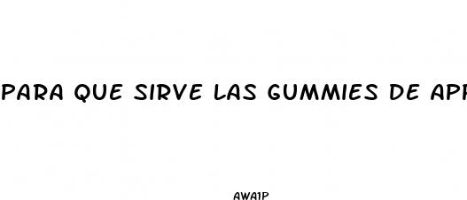 para que sirve las gummies de apple cider vinegar