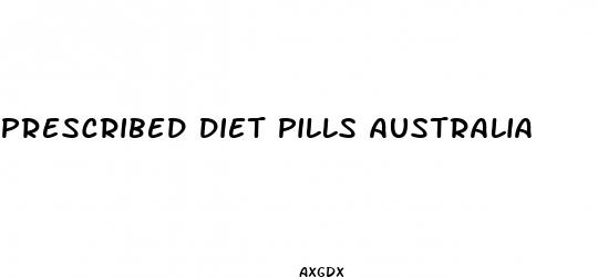 prescribed diet pills australia