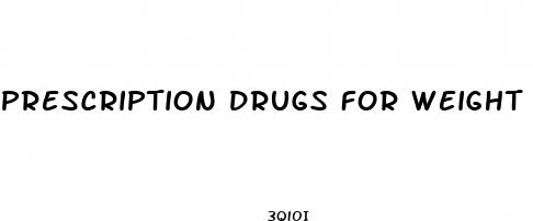 prescription drugs for weight loss in us