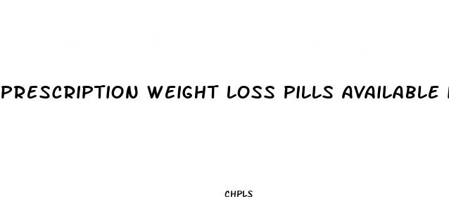 prescription weight loss pills available in canada