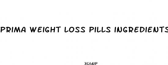 prima weight loss pills ingredients