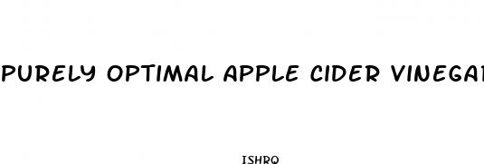purely optimal apple cider vinegar gummies