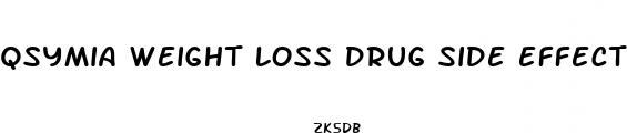 qsymia weight loss drug side effects