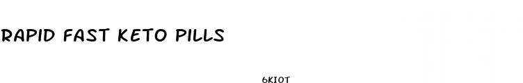 rapid fast keto pills