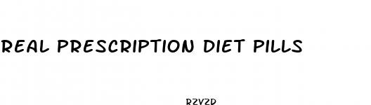real prescription diet pills