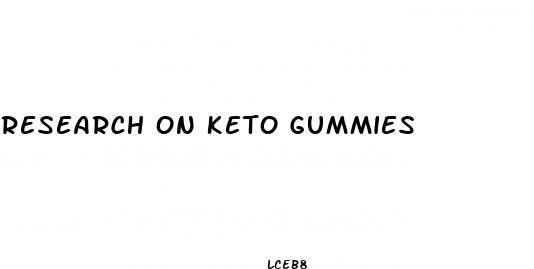 research on keto gummies