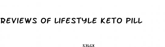 reviews of lifestyle keto pill